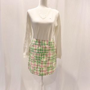 NWOT Lilly Pulitzer Plaid Skirt